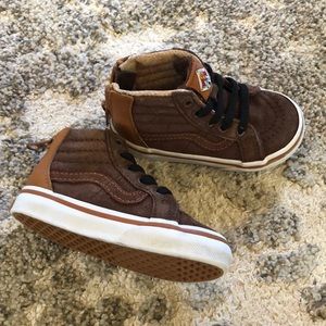Toddler Brown Vans Hightops